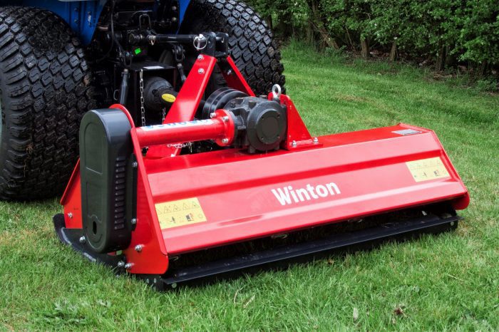 WFL145 Winton heavy duty flail mower Solis tractor