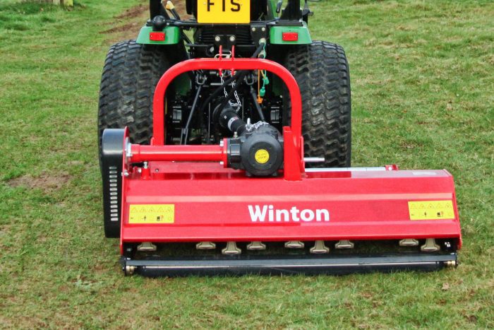 WHF145 Winton flail mower offset John Deere